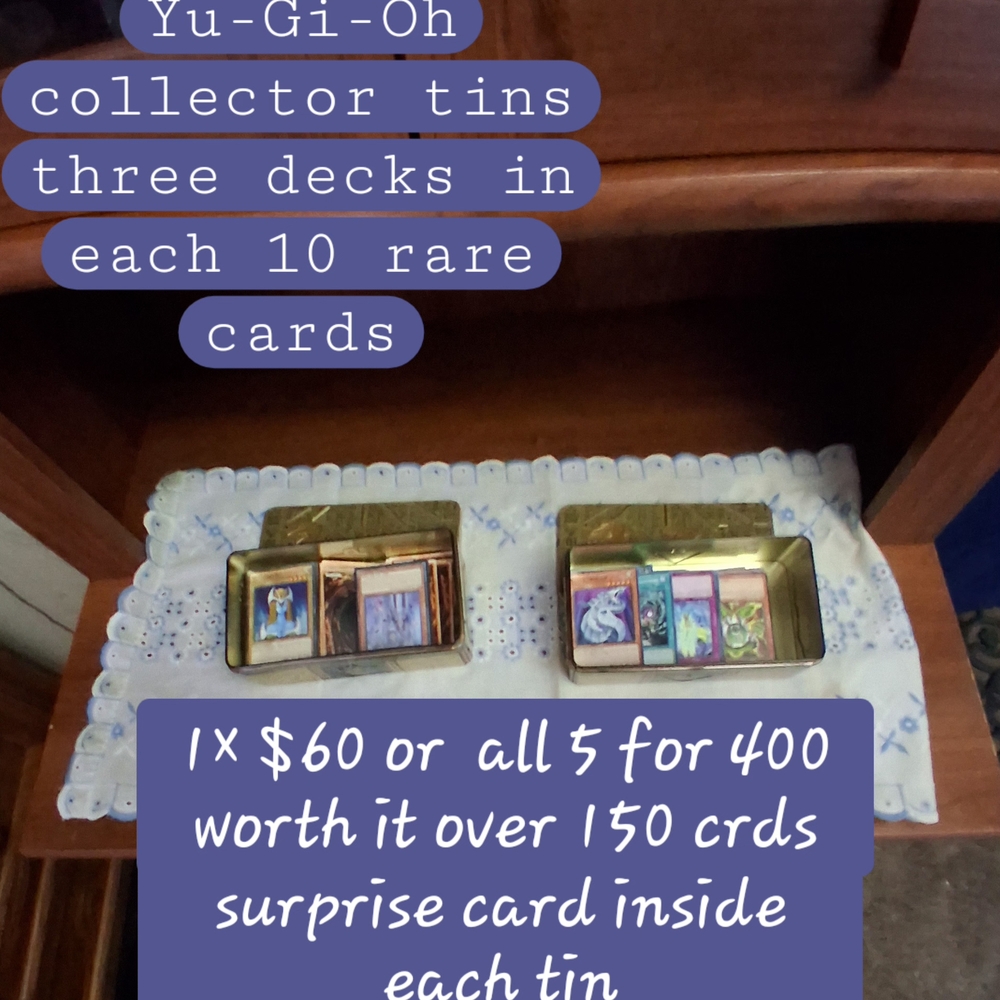 Yu-Gi-Oh Tins with Rare Cards